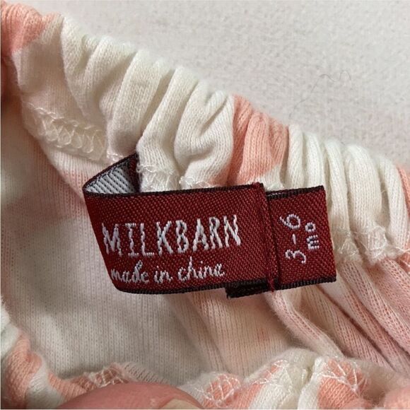 Milkbarn Baby Girl Rose Elephant Outfit Size 3-6 Months - Picture 4 of 8